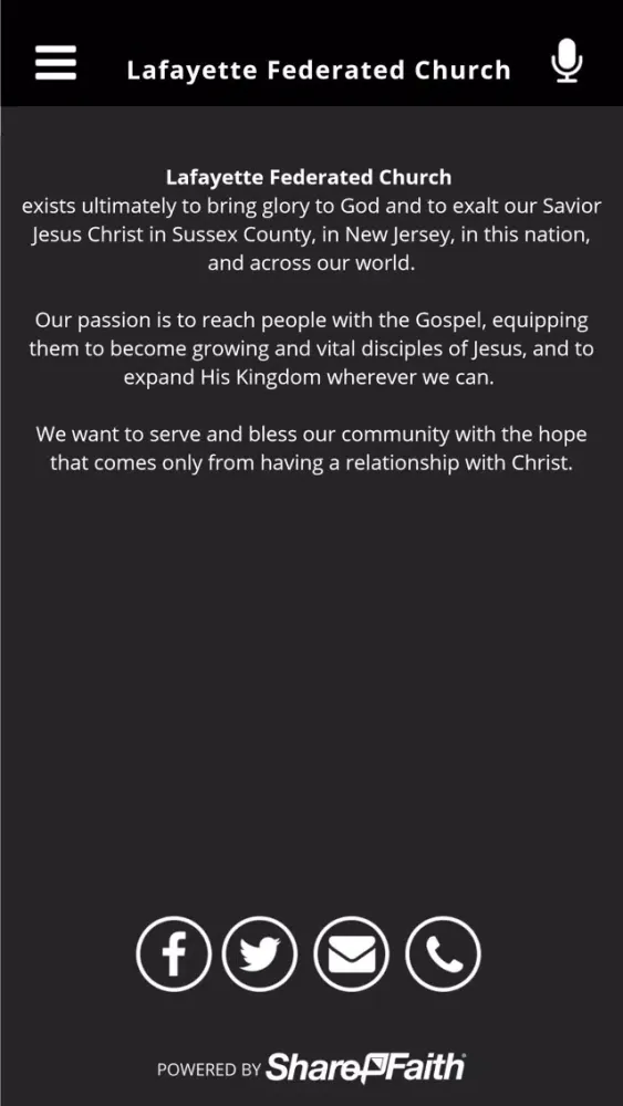 Screenshot di Lafayette Federated Church