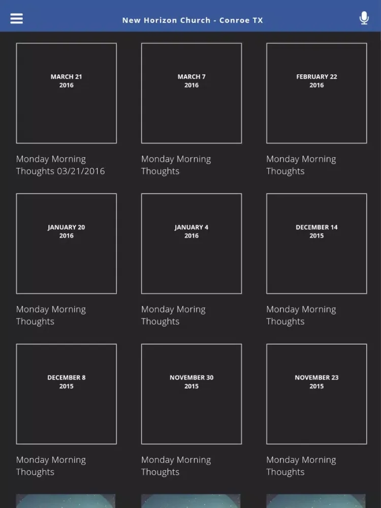 New Horizon Church - Conroe TX iPad  سکرین شاٹس