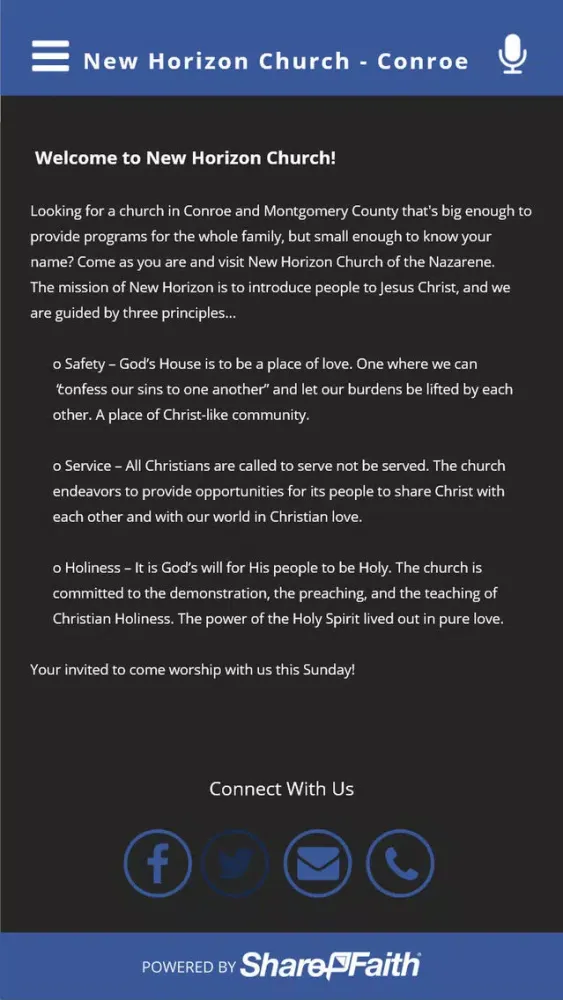 New Horizon Church - Conroe TX سکرین شاٹس
