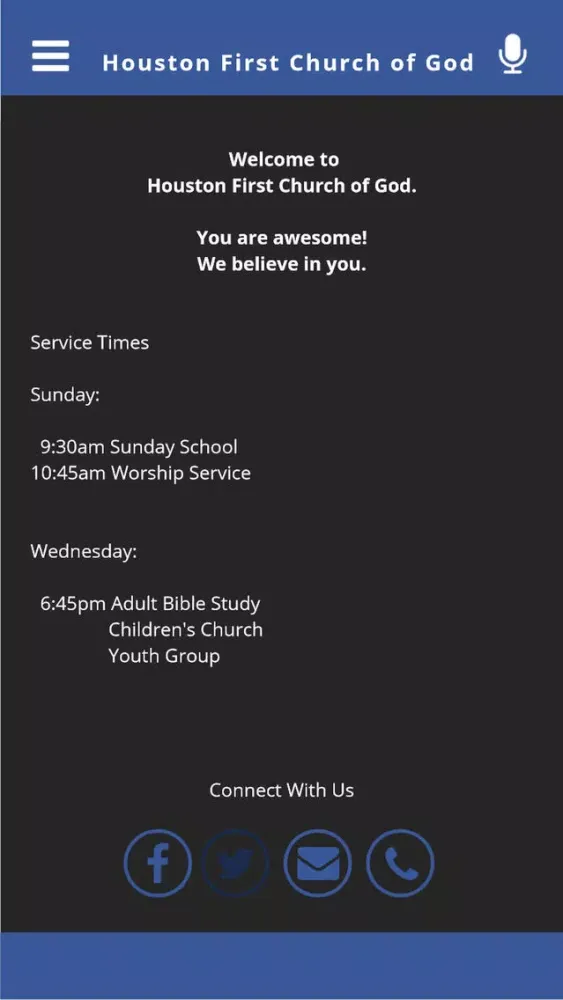 Houston First Church of God স্ক্রিনশট