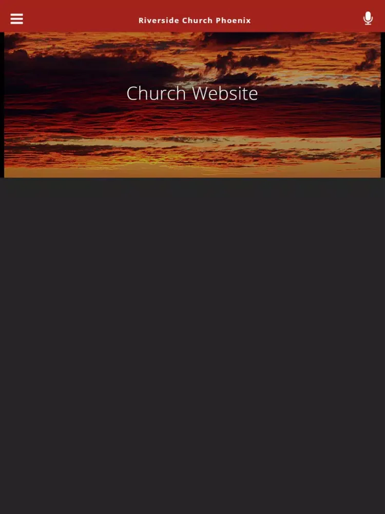 Captures d'écran de Riverside Church Phoenix iPad 