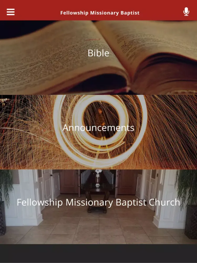 Captures d'écran de Fellowship Missionary Baptist iPad 