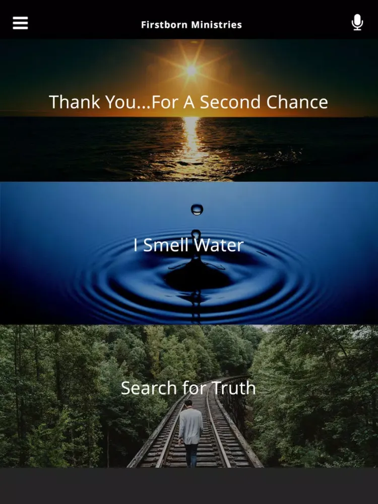 Firstborn Ministries iPad 应用截图