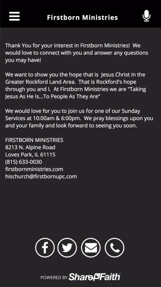 Firstborn Ministries应用截图