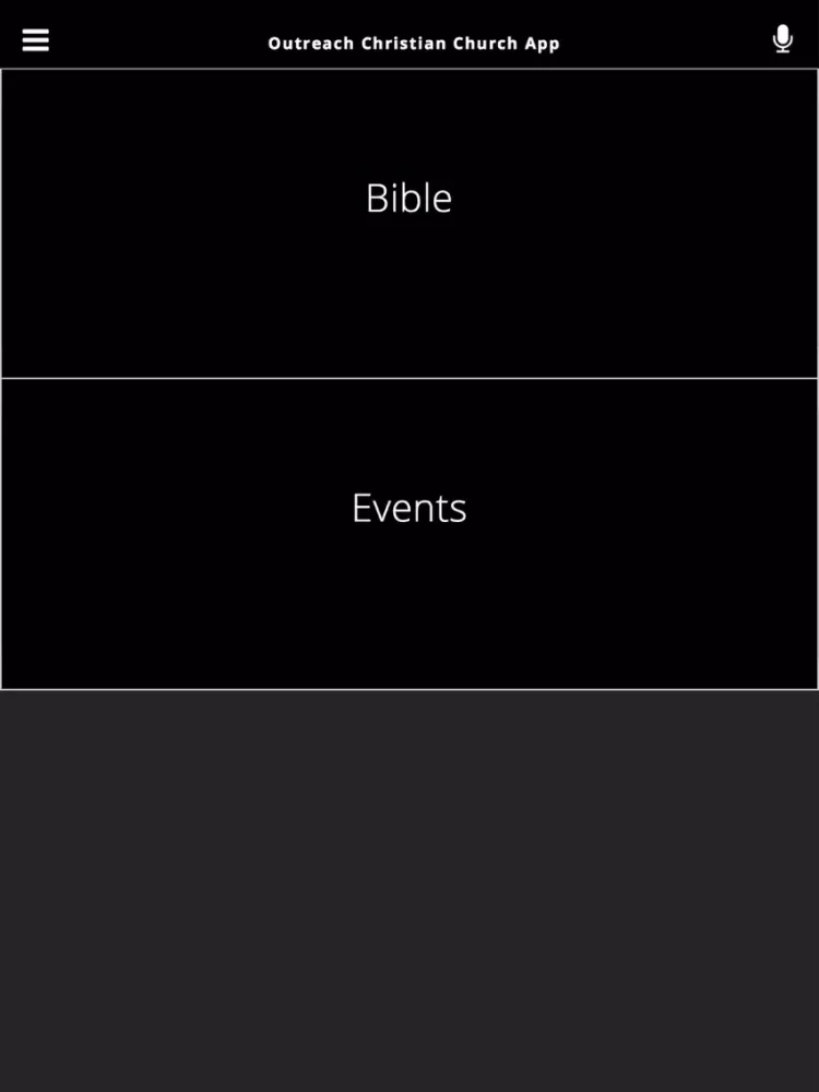 Outreach Christian Church App iPad  स्क्रीनशॉट