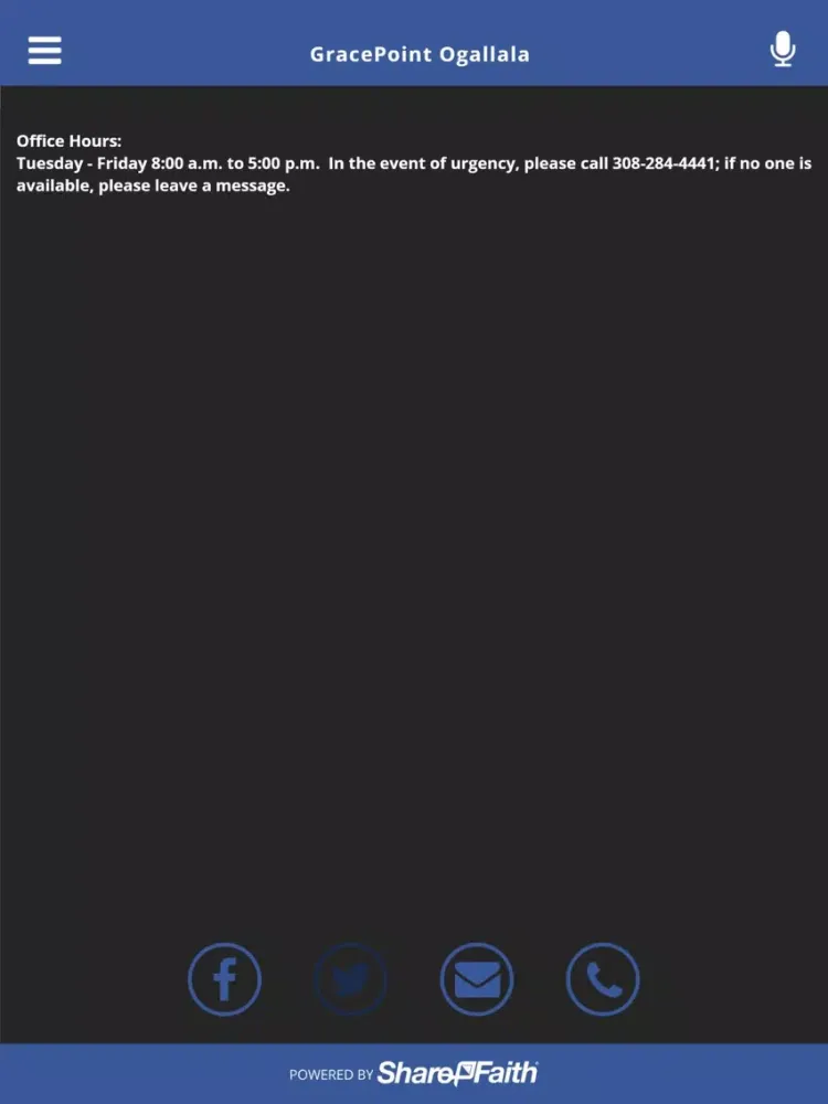 GracePoint Ogallala iPad  Ekran Görüntüleri