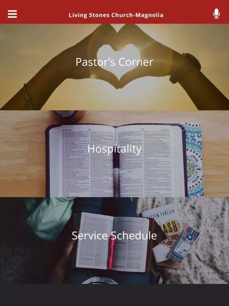 Living Stones Church-Magnolia iPad 应用截图