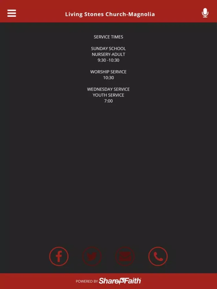 Living Stones Church-Magnolia iPad 应用截图