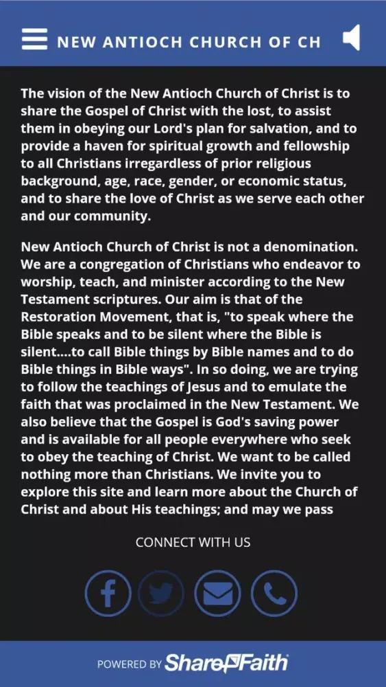 New Antioch Church of Christ应用截图