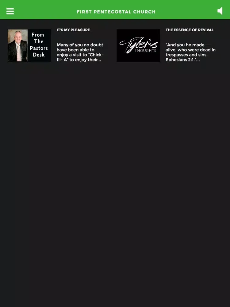 تصاویر First Pentecostal Church iPad 