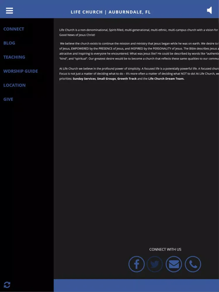 LIFE CHURCH | AUBURNDALE, FL iPad 应用截图