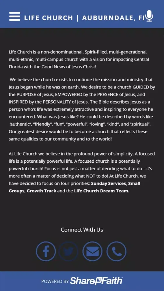 LIFE CHURCH | AUBURNDALE, FL应用截图
