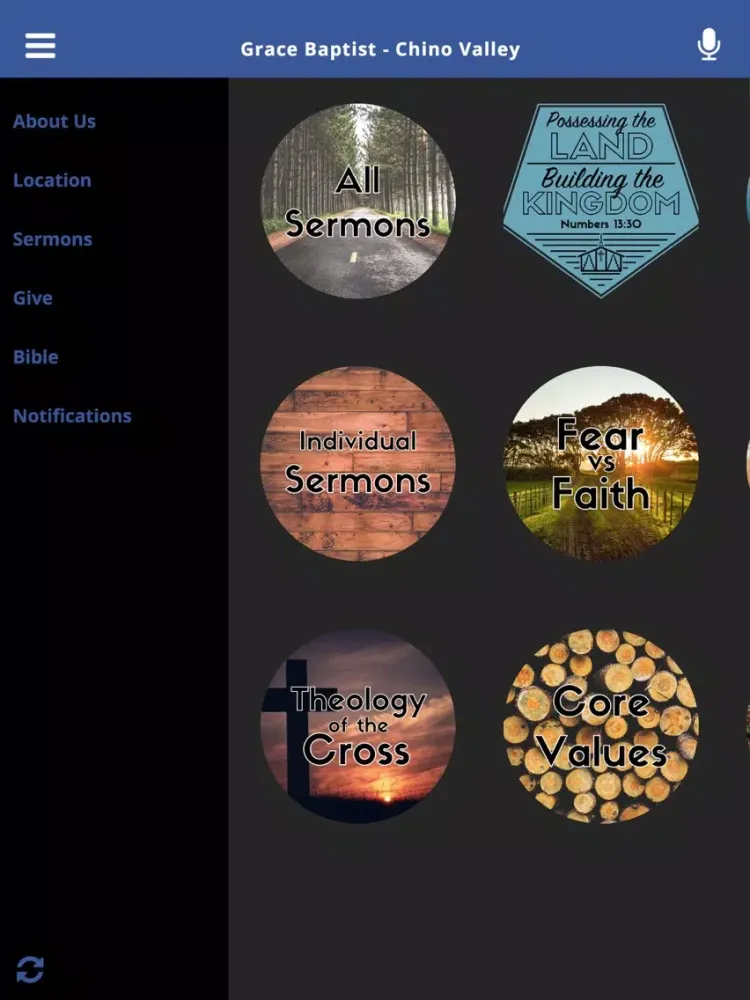 Grace Baptist - Chino Valley iPad  스크린샷