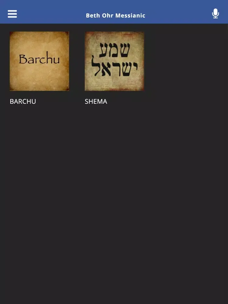 Beth Ohr Messianic iPad  Screenshots