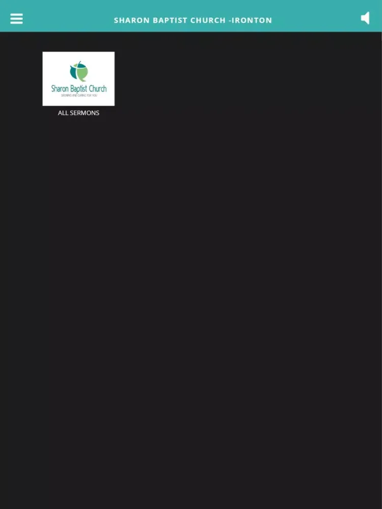 Sharon Baptist Church -Ironton iPad 应用截图