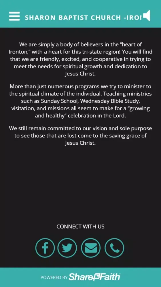 Sharon Baptist Church -Ironton应用截图