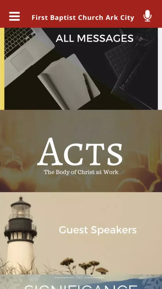 First Baptist Church Ark City سکرین شاٹس