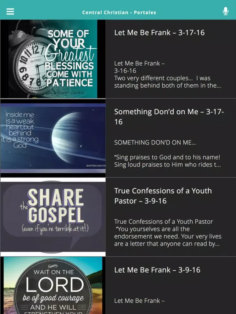 Screenshot di Central Christian - Portales iPad 