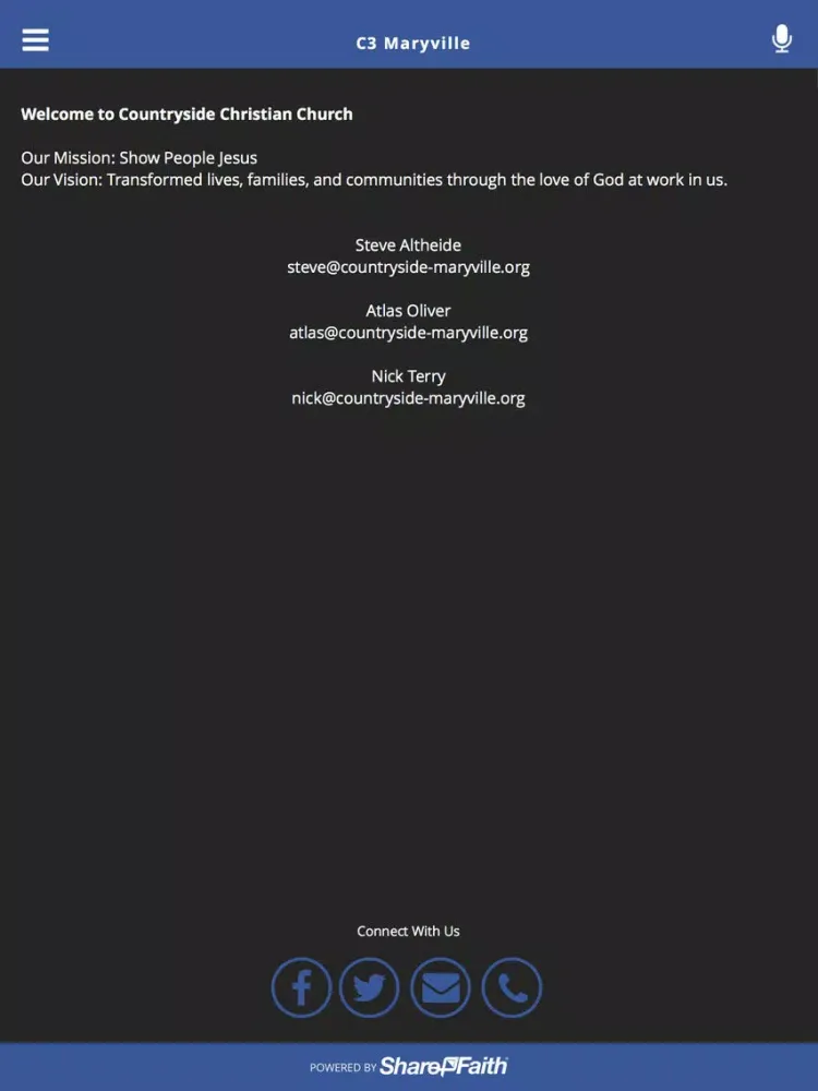 C3 Maryville iPad 应用截图