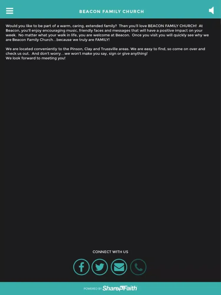 Скриншоты Beacon Family Church iPad 