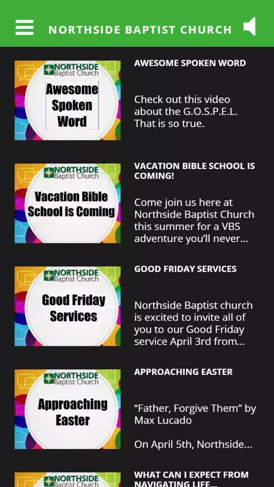 Northside Baptist Church, TX Screenshots