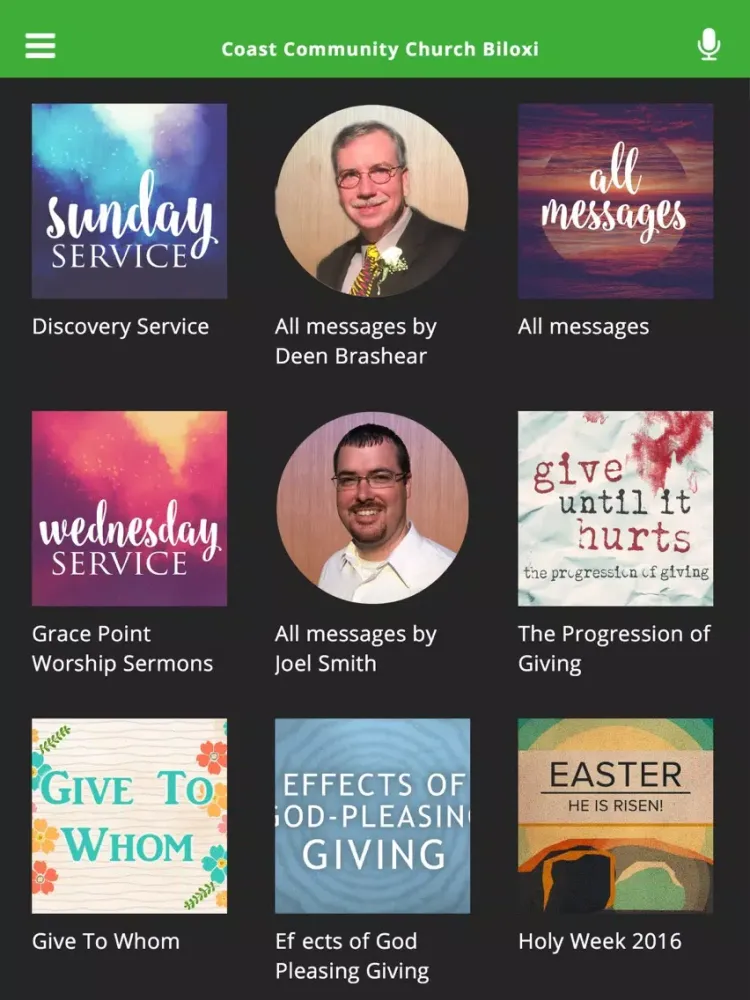 Скриншоты Coast Community Church Biloxi iPad 