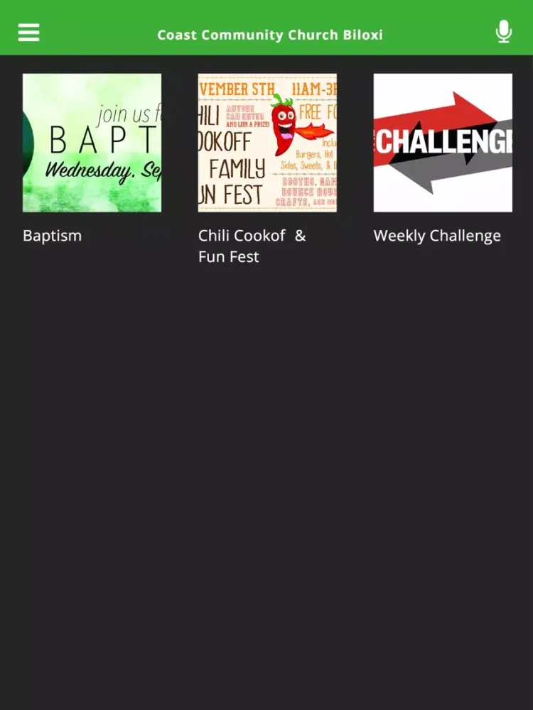 Скриншоты Coast Community Church Biloxi iPad 