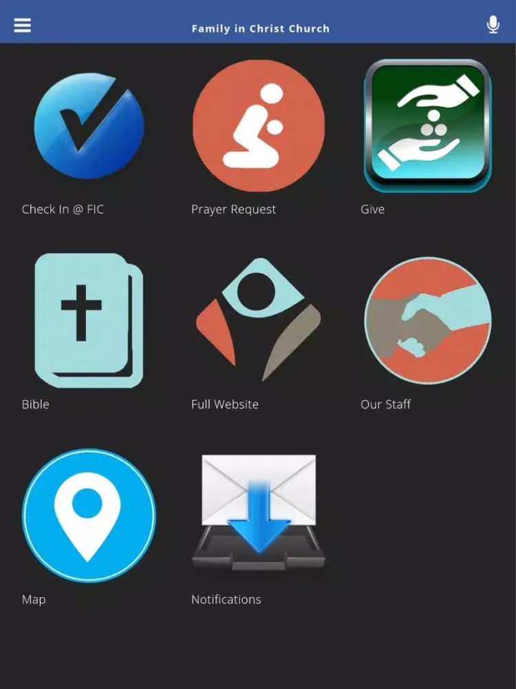 Family in Christ Church iPad 應用截圖