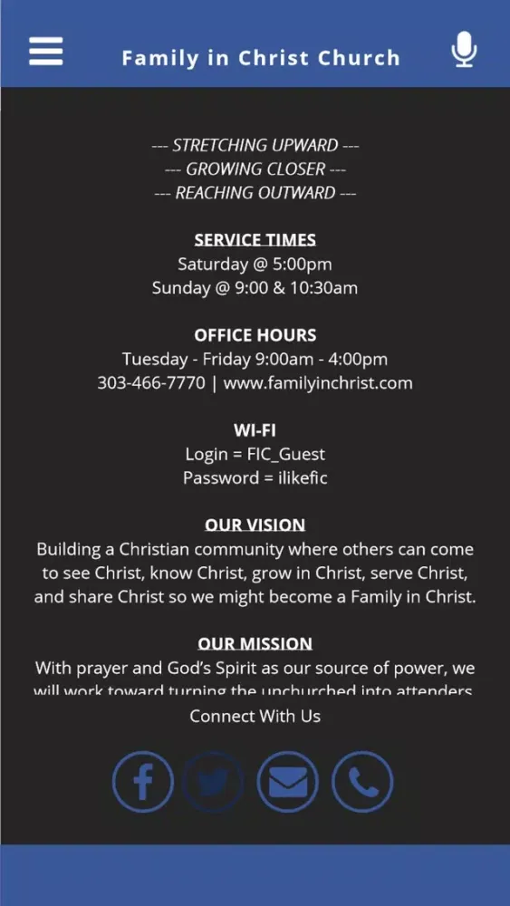 Family in Christ Church應用截圖