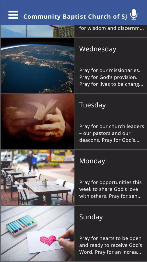 ภาพหน้าจอของ Community Baptist Church of SJ