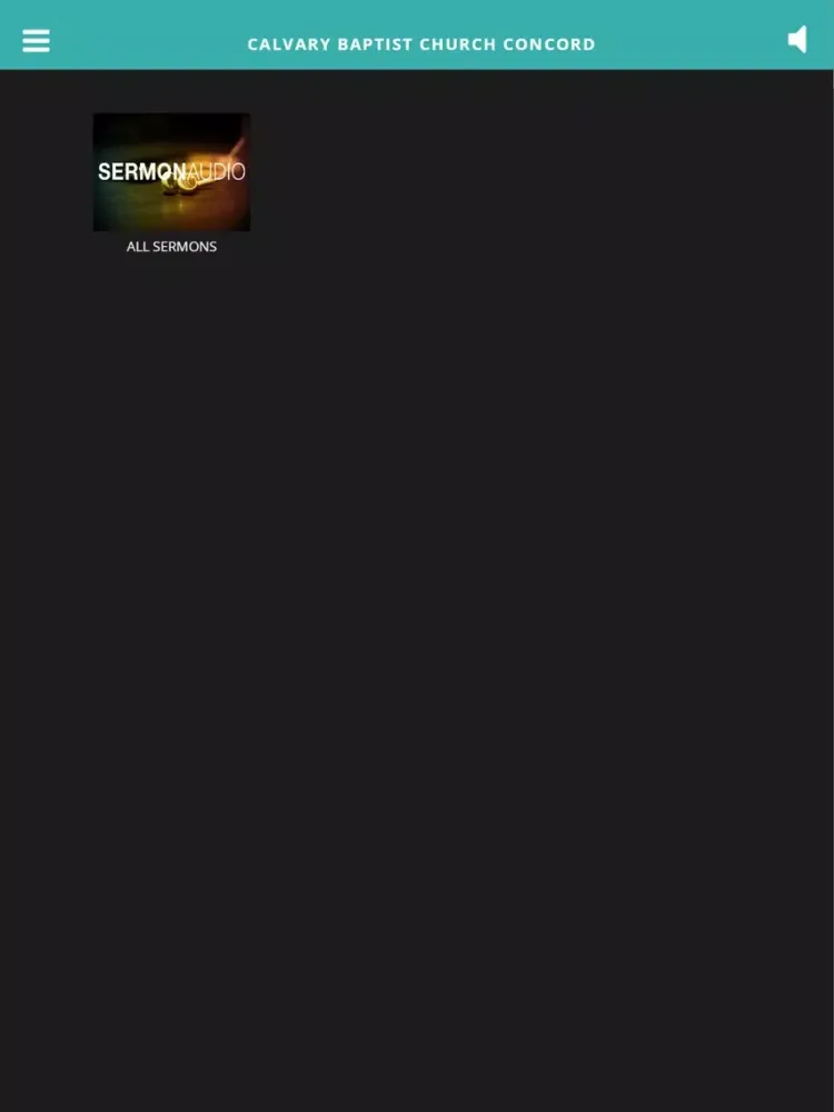 Capturas de tela do Calvary Baptist Church Concord iPad 