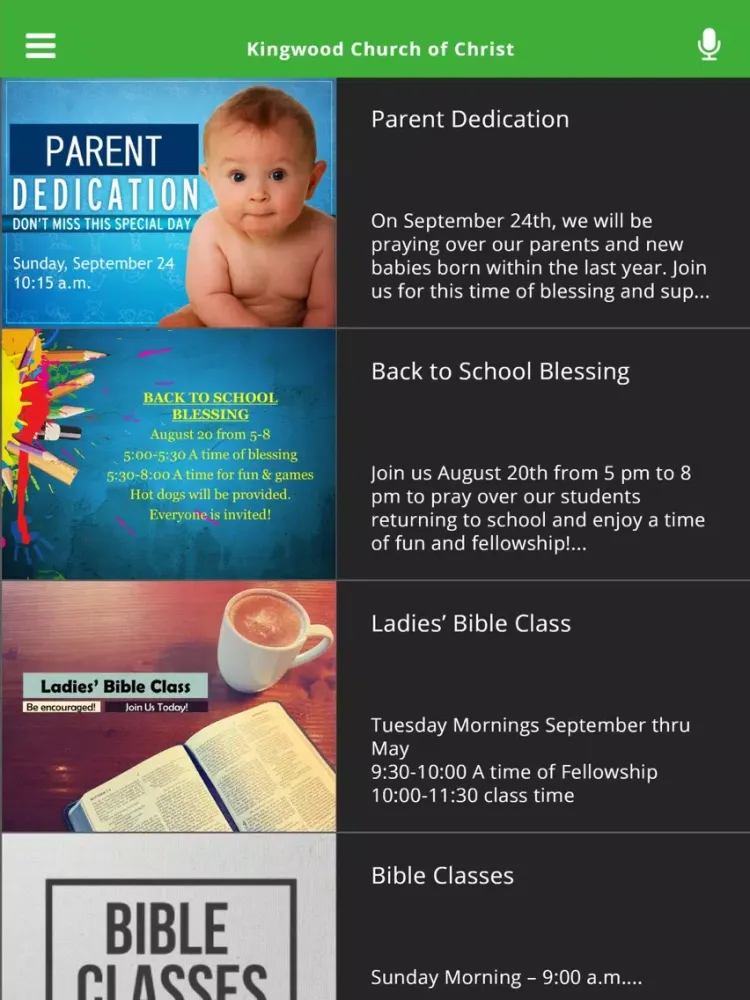 صور Kingwood Church of Christ iPad 