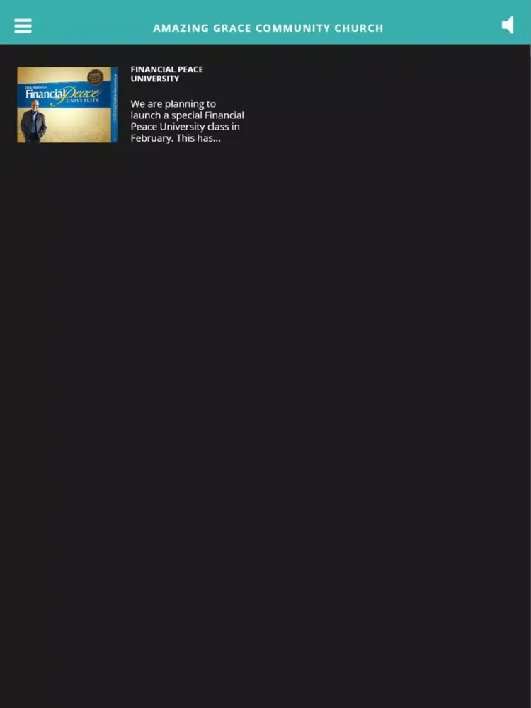Capturas de pantalla de Amazing Grace Community Church iPad 