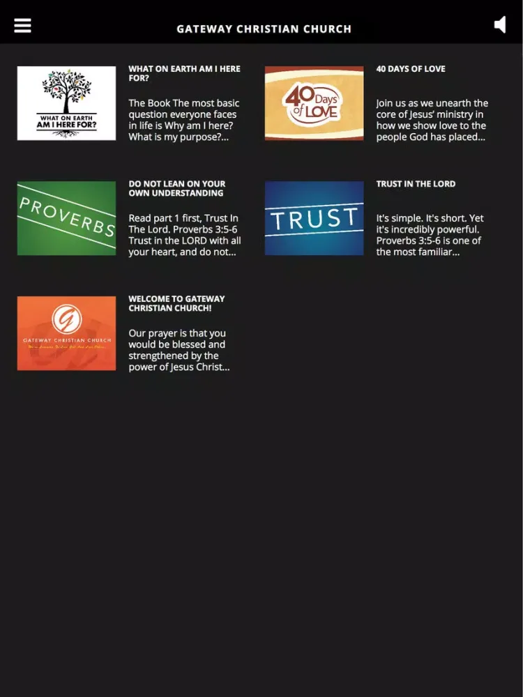 Gateway Christian Church - RP iPad 应用截图