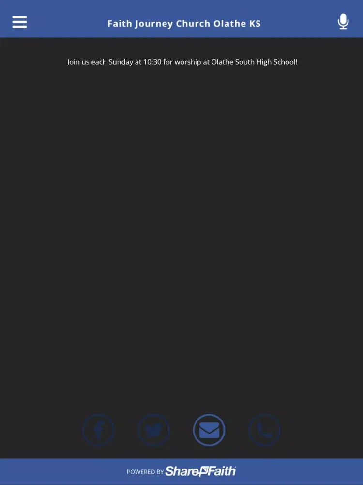 Faith Journey Church Olathe KS iPad  스크린샷