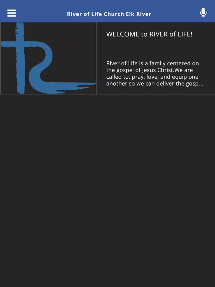 River of Life Church Elk River iPad 應用截圖