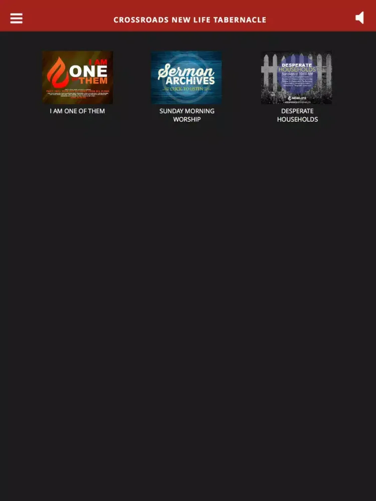 Captures d'écran de Crossroads New Life Tabernacle iPad 