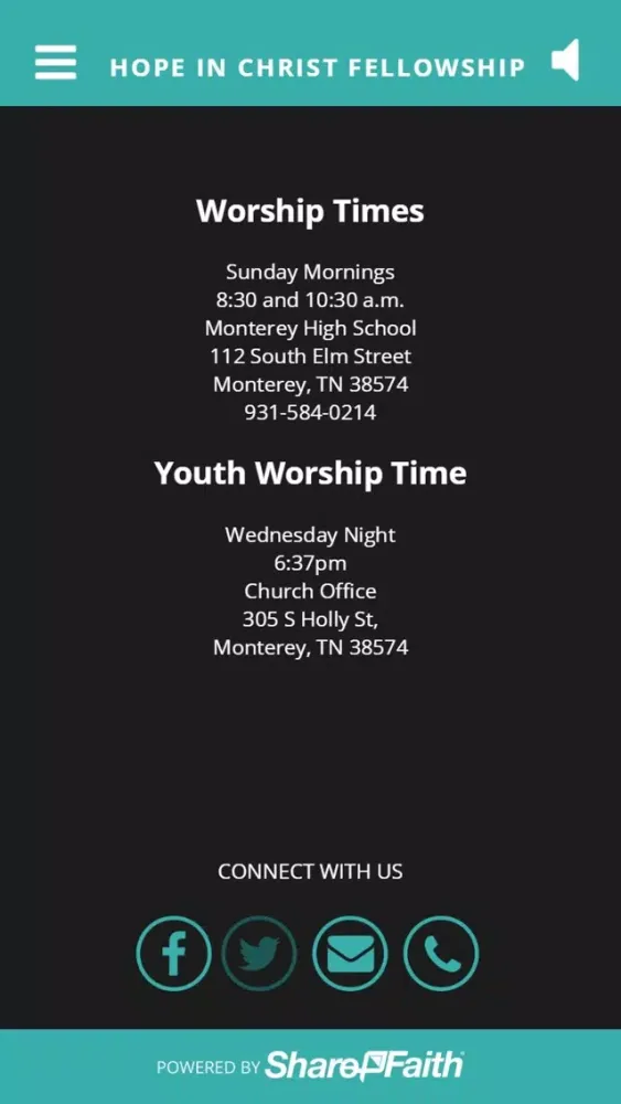 Hope In Christ Fellowship স্ক্রিনশট