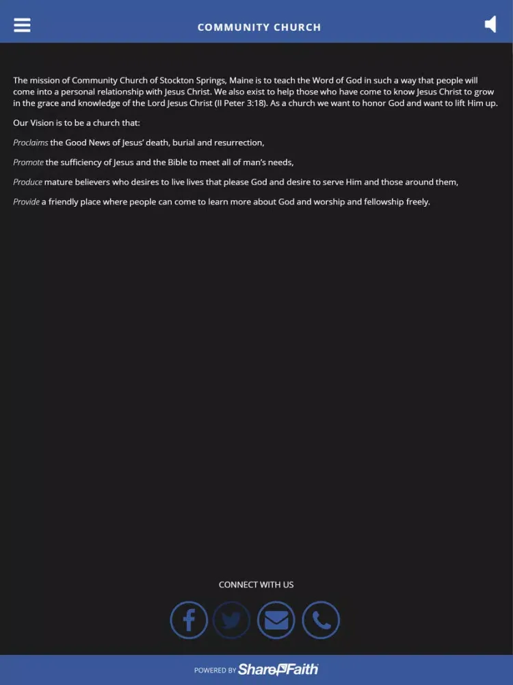 Community Church Stockton Spr. iPad 应用截图