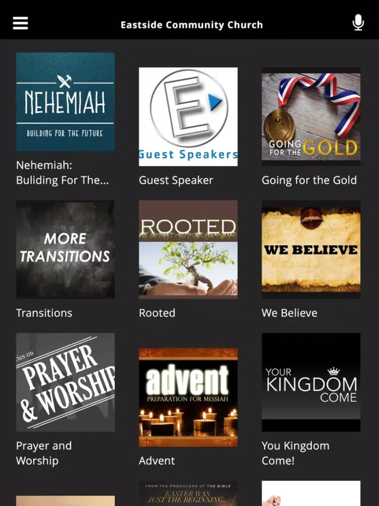 Eastside Community Church iPad  Screenshots