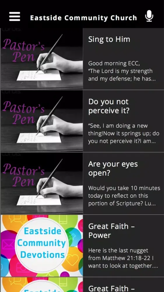 Eastside Community Church Screenshots
