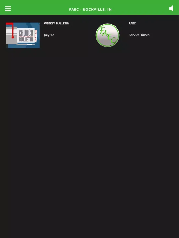 FAEC - Rockville, IN iPad  스크린샷