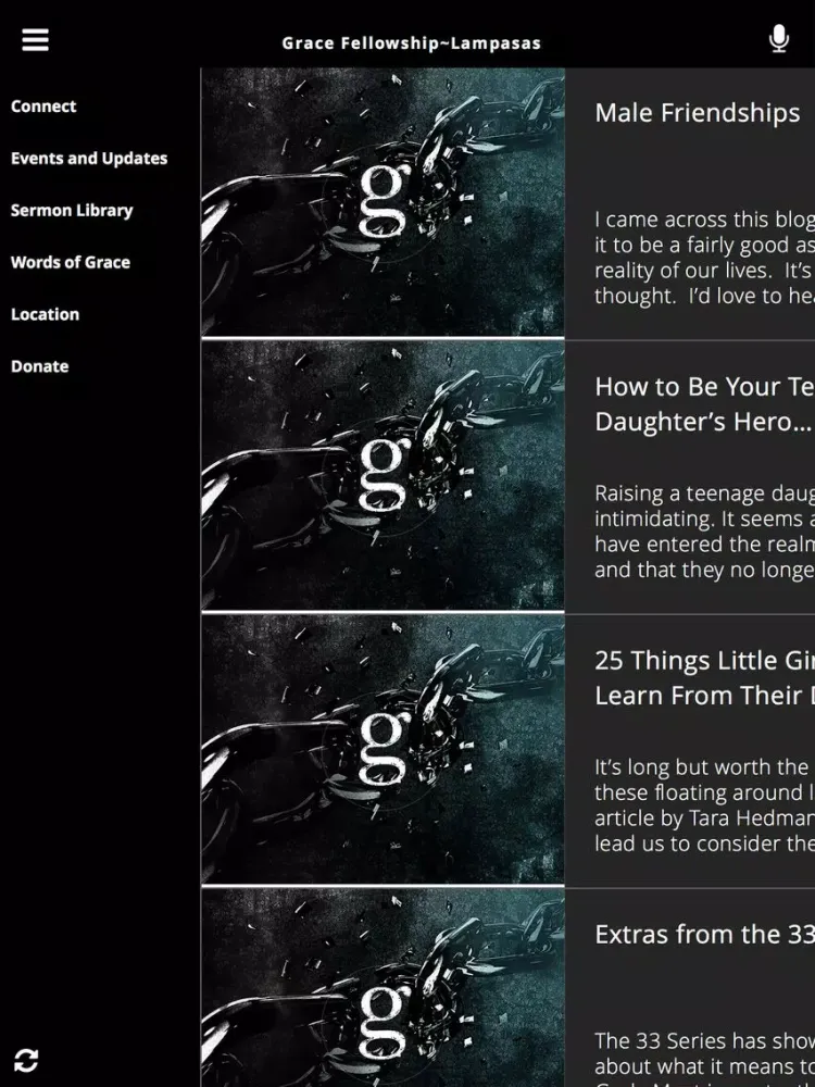 Grace Fellowship~Lampasas iPad 應用截圖