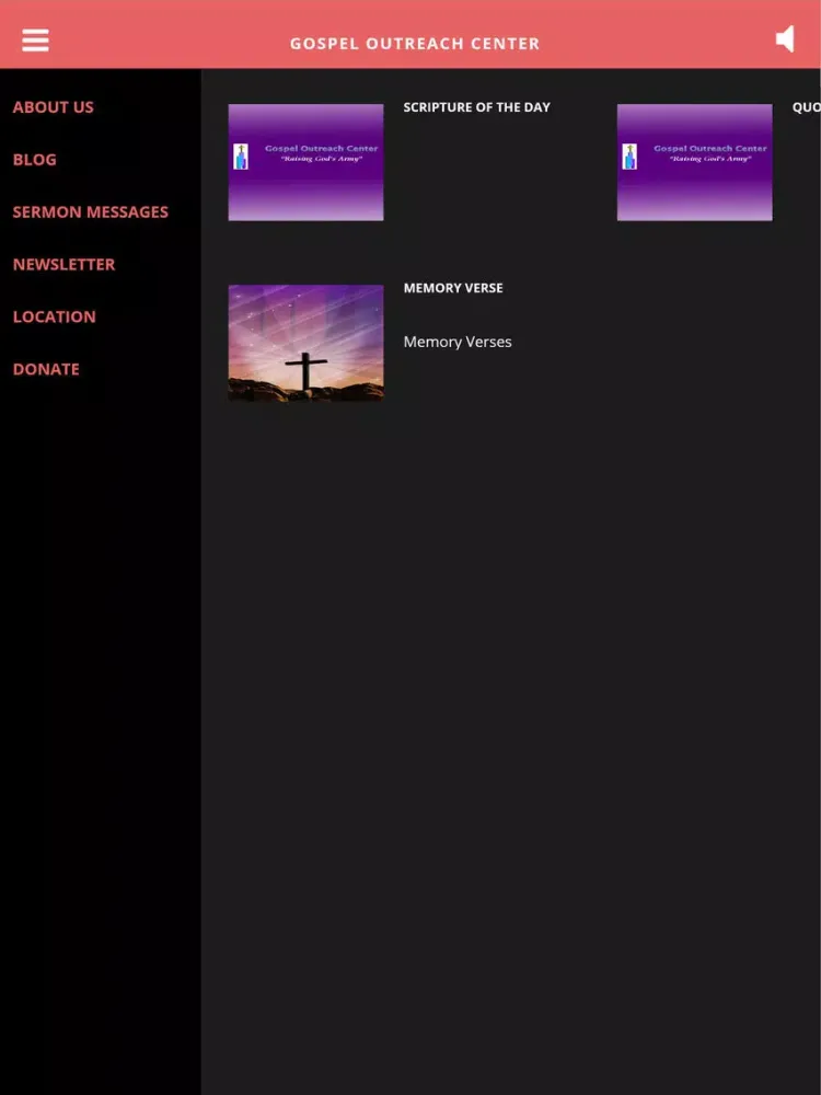 GOSPEL OUTREACH CENTER iPad  স্ক্রিনশট
