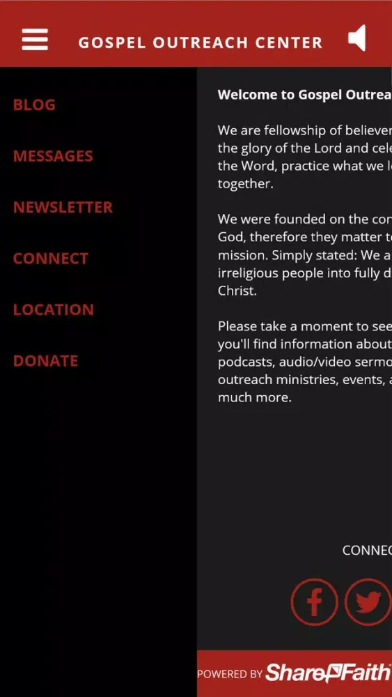 GOSPEL OUTREACH CENTER স্ক্রিনশট