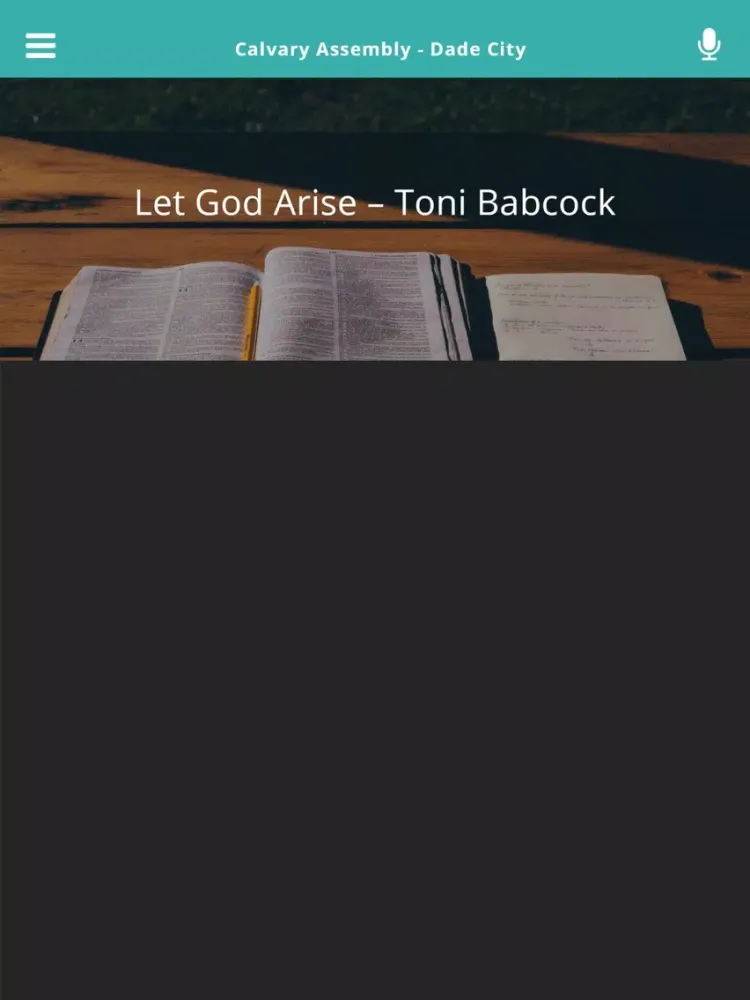 Ảnh chụp màn hình của Calvary Assembly - Dade City iPad 