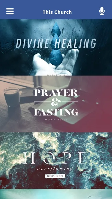 The Sharefaith App Screenshots