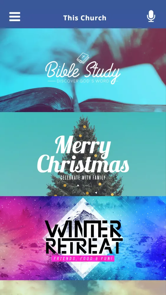 The Sharefaith App Screenshots