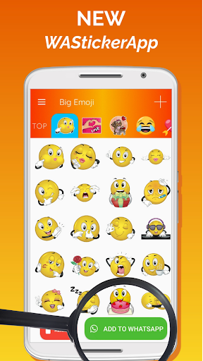 Big Emoji sticker for WhatsApp Screenshots