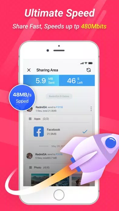 Zrzuty ekranu Share Karo: File Transfer App